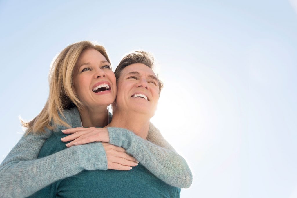 Happy laughing couple, vitality, smile, energy, over 50, Anti_Aging, Beauty online store, balance, healthy